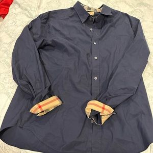Burberry shirt for sale, 350 or best offer. Size L